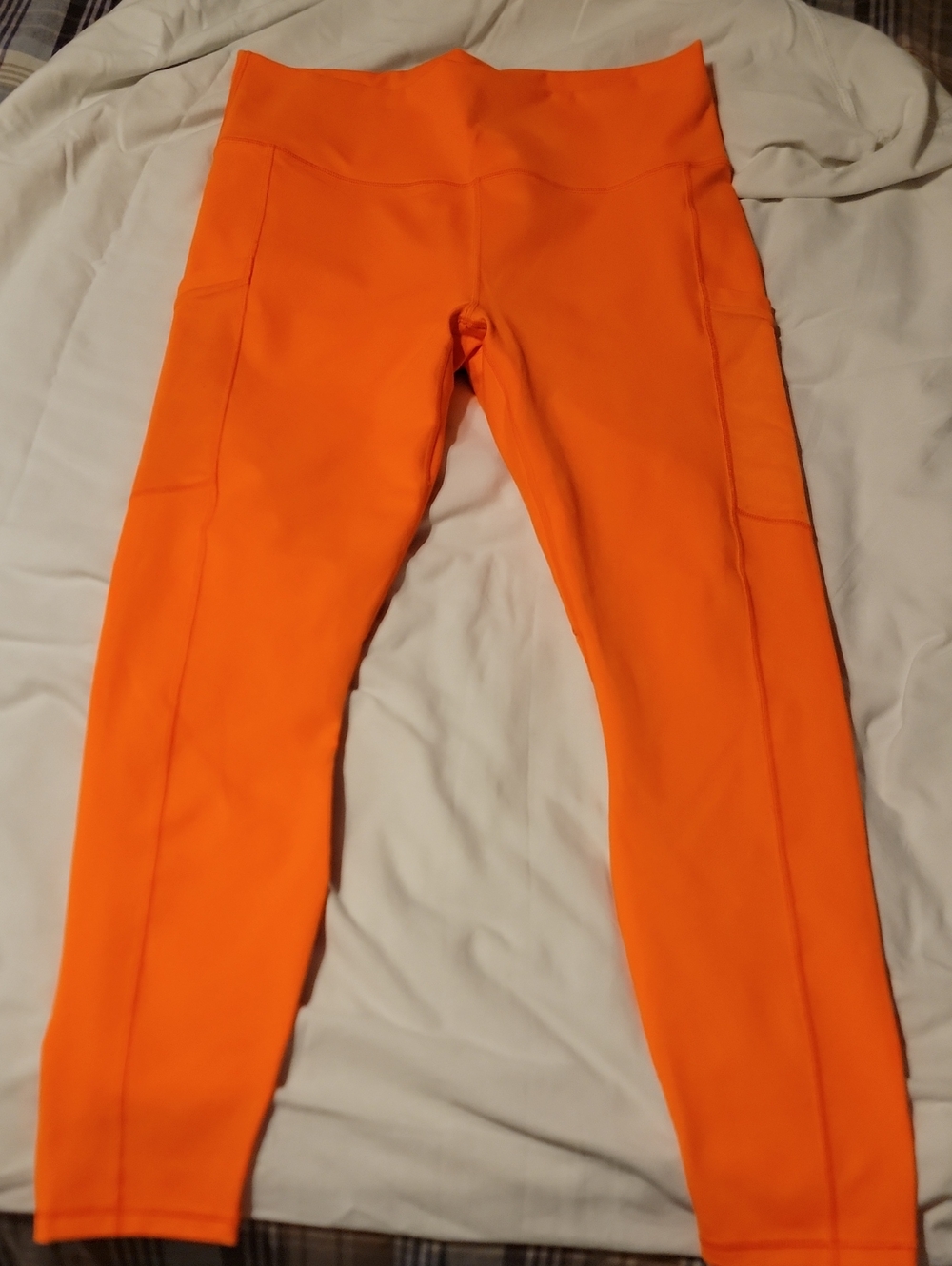 Fabletics Orange Active Leggings